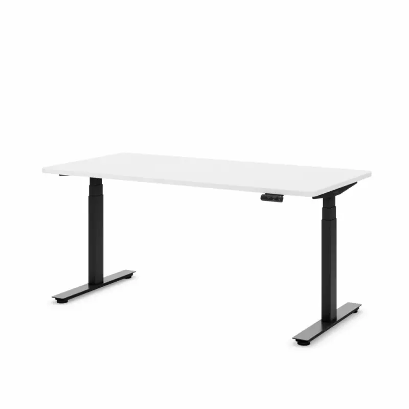 Büro Schreibtisch Ecolift Plus schwarz